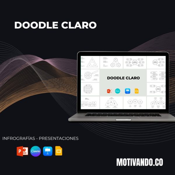 Plantilla PowerPoint Doodle Animada - Versión Clara