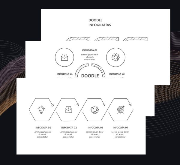 Plantilla PowerPoint Doodle Animada | Versión Clara | Presentaciones Creativas