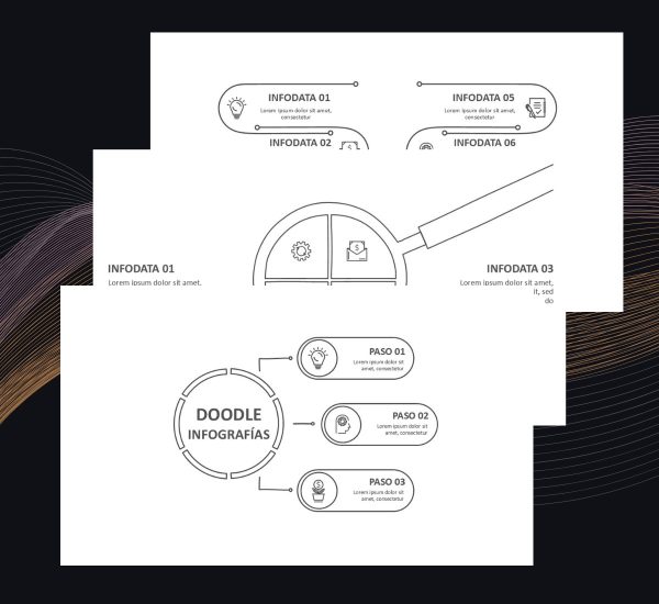 Plantilla PowerPoint Doodle Animada | Versión Clara | Presentaciones Creativas