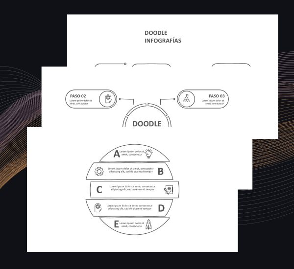Plantilla PowerPoint Doodle Animada | Versión Clara | Presentaciones Creativas