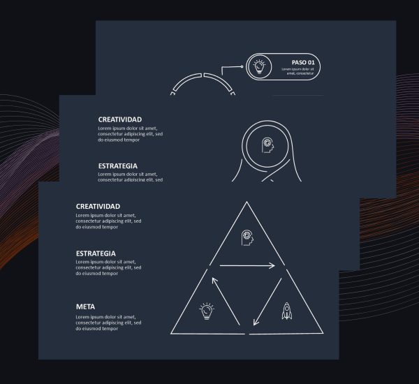 Plantilla PowerPoint Doodle Animada | Versión Oscura | Presentaciones Creativas
