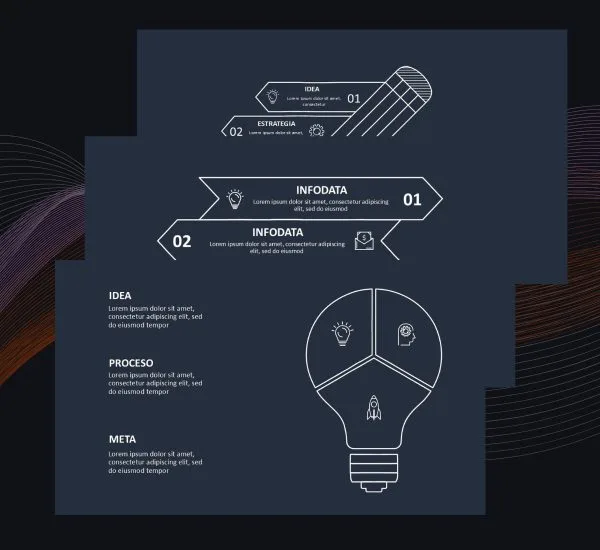 Plantilla Doodle Animada Oscura PowerPoint | Presentaciones Creativas e Impactantes