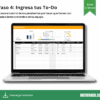 Seguimiento de Clientes | Plantilla para Excel y Google Sheets | CRM Simple con Lista de Contactos, To Do List y Calendario