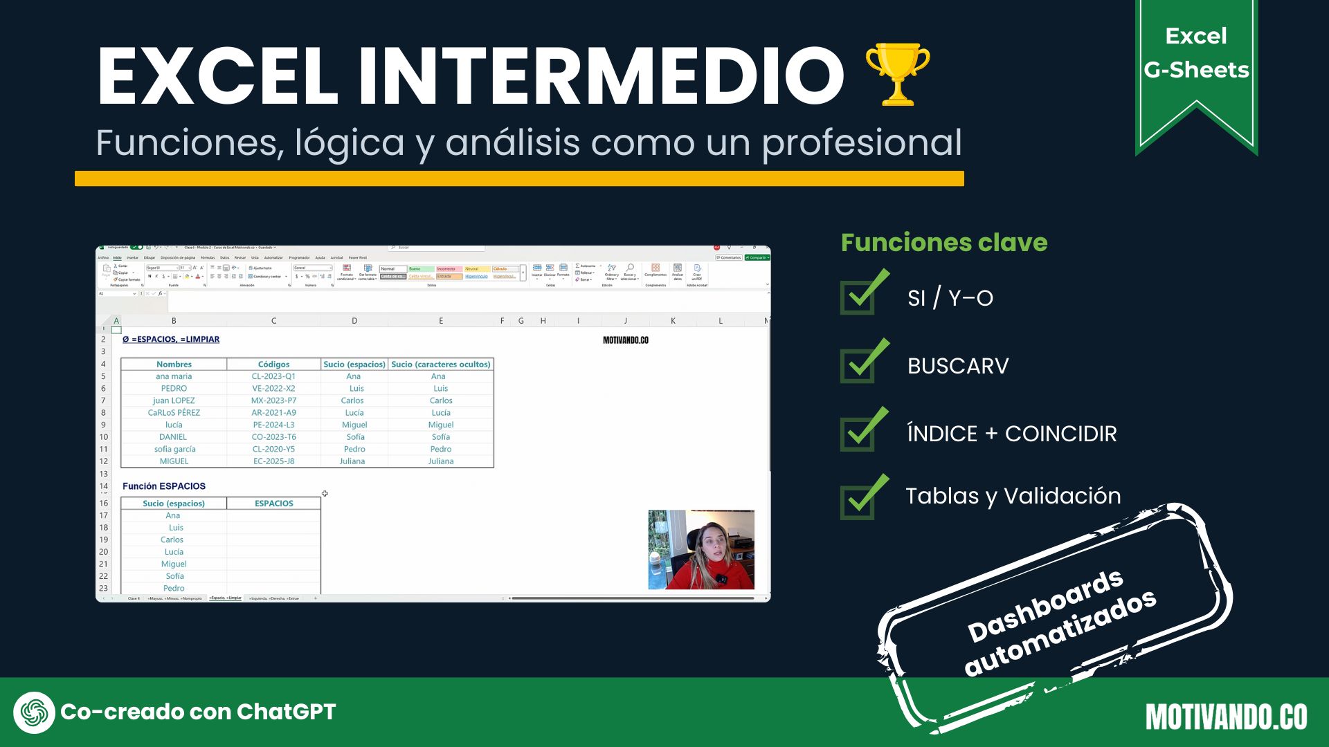 👉 Excel Intermedio | Domina funciones, lógica y análisis como un profesional